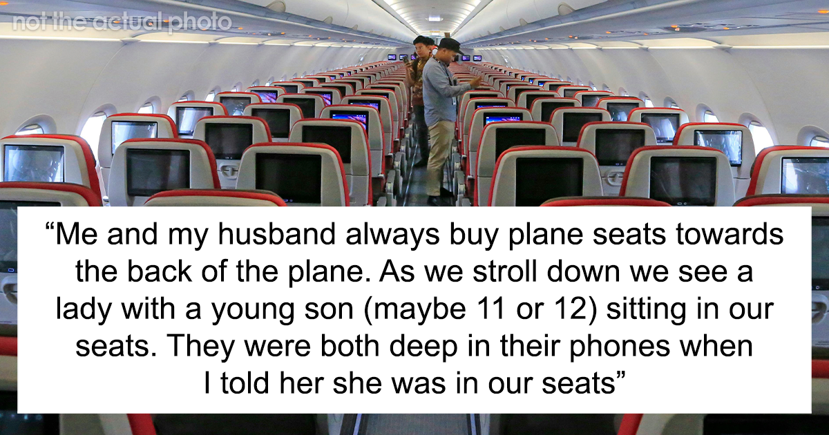 “Plane Seat Bandit Finally Happened To Me”: Woman Shuts Down Entitled Seat Thief In A Hilariously Unhinged Way | Bored Panda