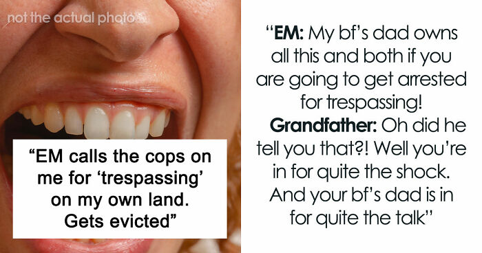 Grandpa Delivers Savage Reality Check To Entitled Mom Who Called The Cops For Trespassing