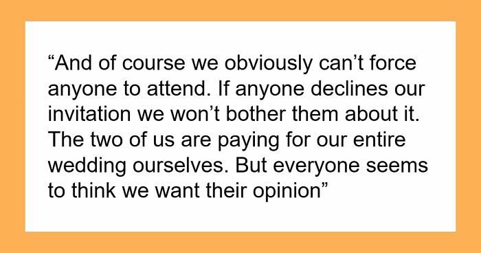 Entitled Guests Try To Impose Their Own Rules On The Newlyweds, They Keep Standing Their Ground