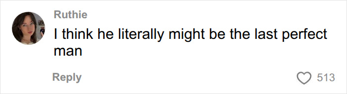 A social media comment calling Erling Haaland the last perfect man. A social media comment calling Erling Haaland the last perfect man.