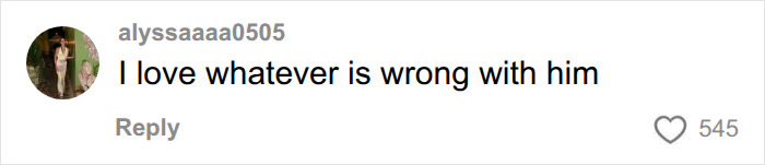 A social media comment reading: I love whatever is wrong with him, part of viral Erling Haaland memes. A social media comment reading: I love whatever is wrong with him, part of viral Erling Haaland memes.