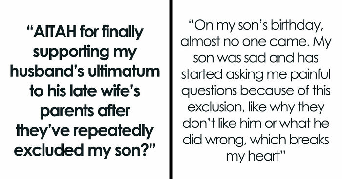 Woman Lets Her Husband Go Hard On His Ex-In-Laws After Her Son Starts Asking Painful Questions