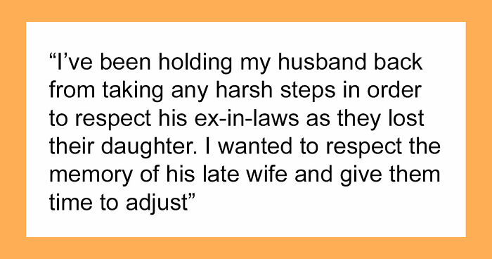 Woman Lets Her Husband Go Hard On His Ex-In-Laws After Her Son Starts Asking Painful Questions
