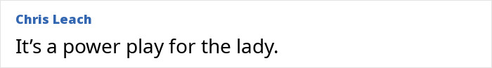 Chris Leach's comment on queening being a power play for the lady, an intimate position women can't get enough of. Chris Leach's comment on queening being a power play for the lady, an intimate position women can't get enough of.