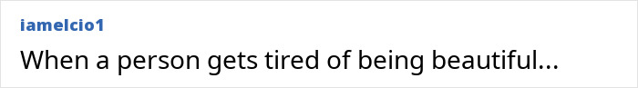 Screenshot of a comment from iamelcio1, 'When a person gets tired of being beautiful...' Actress past transformation resurfaces, sparking discussion on criticism of women's appearances. Screenshot of a comment from iamelcio1, 'When a person gets tired of being beautiful...' Actress past transformation resurfaces, sparking discussion on criticism of women's appearances.