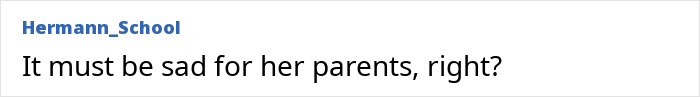 Screenshot of a comment from Hermann_School, 'It must be sad for her parents, right?' Actress past transformation resurfaces, sparking discussion on criticism of women's appearances. Screenshot of a comment from Hermann_School, 'It must be sad for her parents, right?' Actress past transformation resurfaces, sparking discussion on criticism of women's appearances.