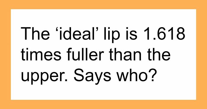 More People Are “Harmonizing” Their Faces, But Few Seem To Care What Happens When Some Looks Are Treated As “Better” Than Others