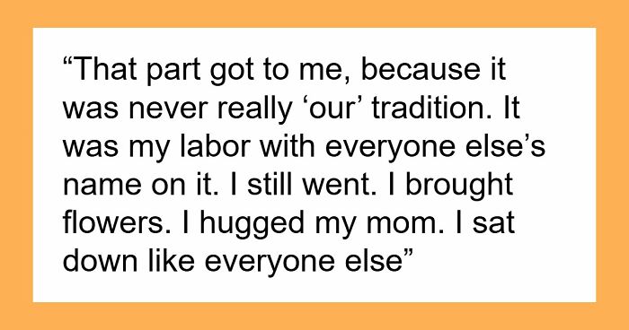Fed-Up Woman Stops Cooking For Her Mom’s Birthday, Family Says She Ruins Their Special Tradition