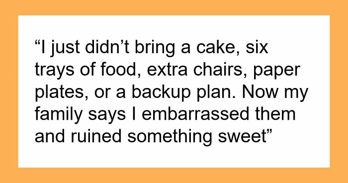 Fed-Up Woman Stops Cooking For Her Mom’s Birthday, Family Says She Ruins Their Special Tradition