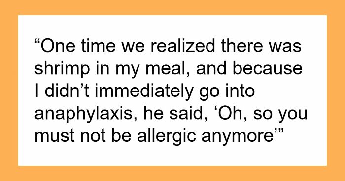Family Doesn’t Care About Person’s Health, Says They’re Overreacting: “Within Minutes My Throat Started Closing”