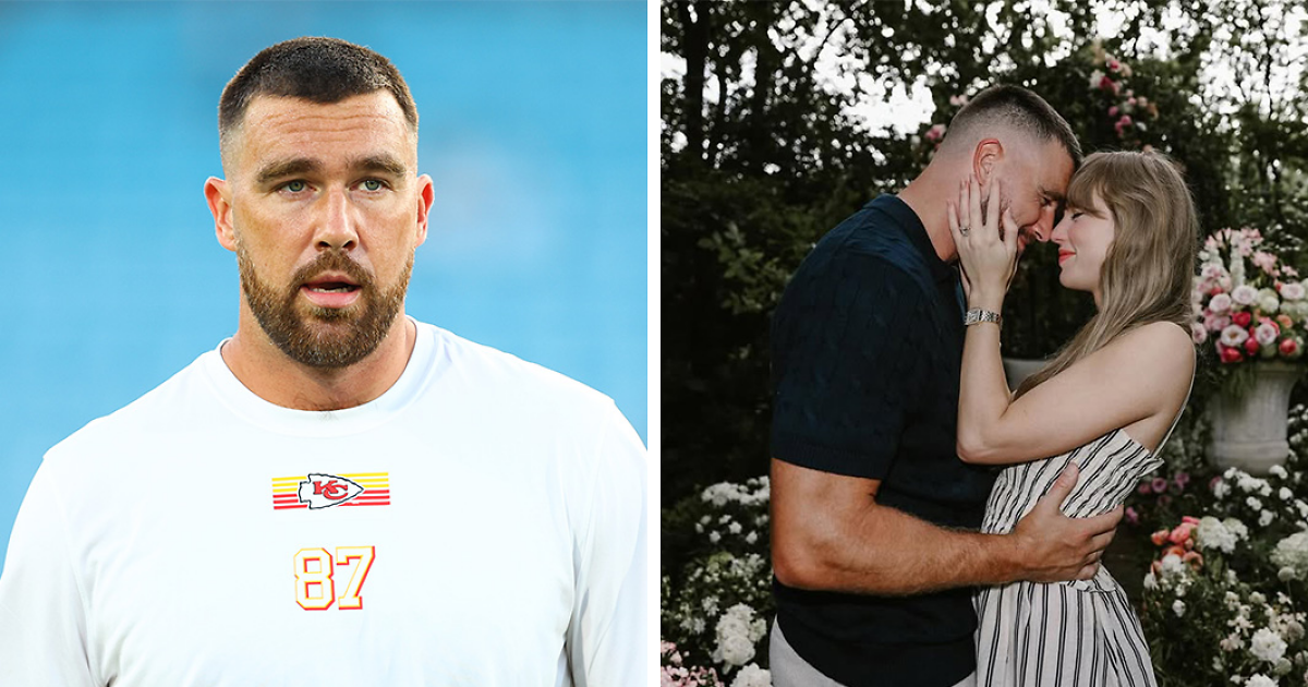 Internet Trolls Travis Kelce For Crying During Wedding Vows With Taylor Swift: "Gonna Cry Big In The Future" | Bored Panda