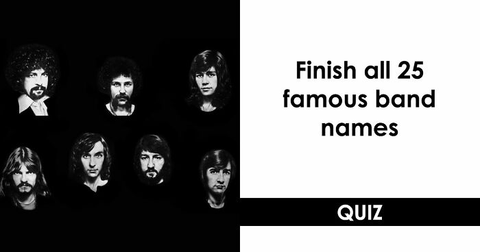 “Can You Finish These Iconic Band Names?”: See If You Can Get All 25 Right