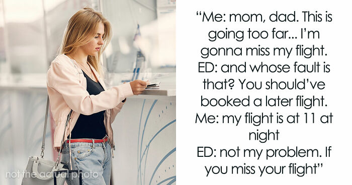 Controlling Parents Chase Their 18YO All The Way To The Gate, Airport Security Finally Grounds Them