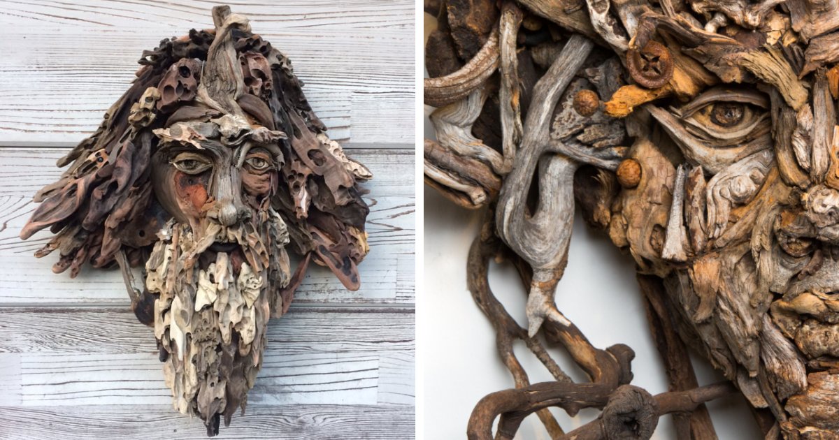 27 Stunning Sculptures Made From Pieces Of Wood Collected Across Forests, Rivers, Beaches, And Mountains | Bored Panda