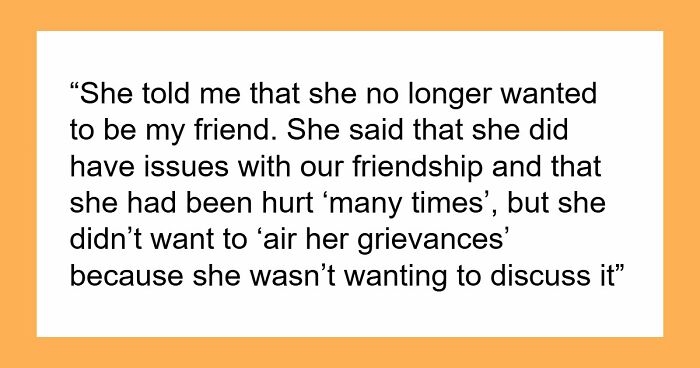 “My Best Friend Of Nearly 9 Years Ended The Friendship After My Wedding”