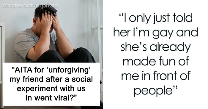 Man Forgives Friend For Making Fun Of Him Until Learning Someone Captured It On Video And It Went Viral