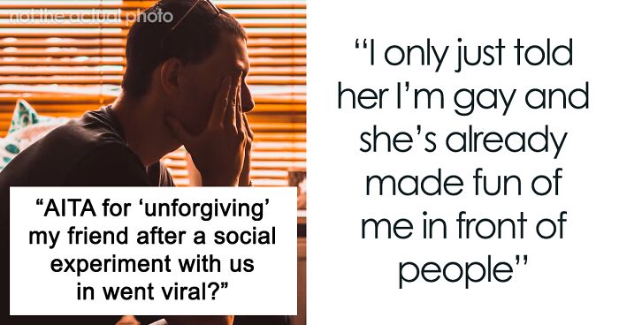 Man Forgives Friend For Making Fun Of Him Until Learning Someone Captured It On Video And It Went Viral