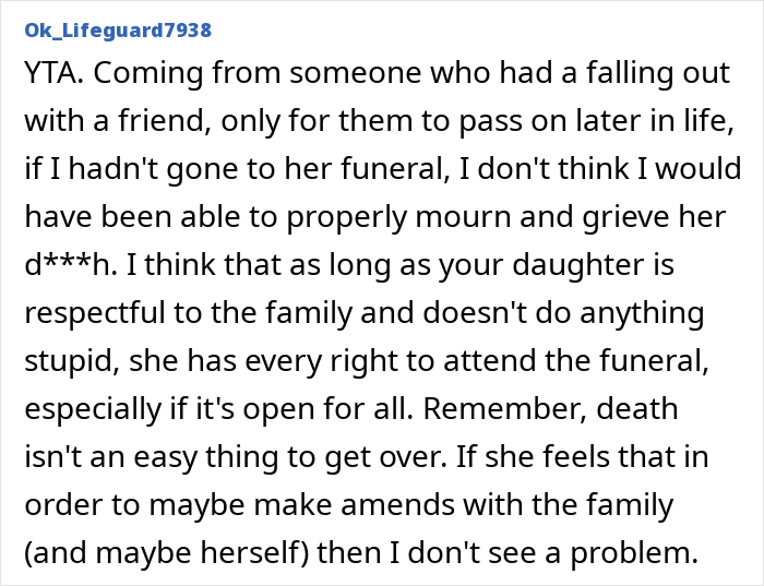 Mom Refuses To Let Daughter Attend Ex-Best Friend&rsquo;s Funeral After What She Did Years Ago
