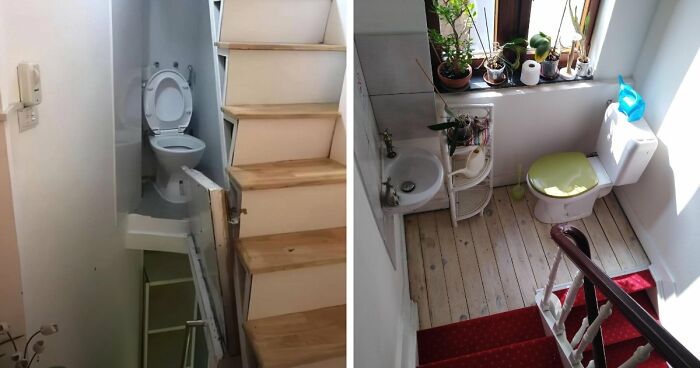 69 Terribly Designed Bathrooms That Might Make You Relieved That You Don’t Have To Use Them