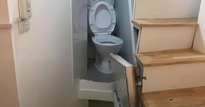 69 Terribly Designed Bathrooms That Might Make You Relieved That You Don’t Have To Use Them