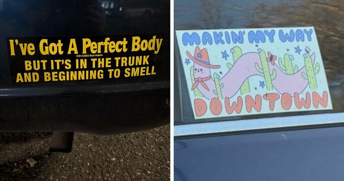 72 Outrageous, Clever, And Completely Unhinged Bumper Stickers People Couldn’t Ignore (New Pics)