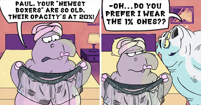 This Artist’s Hilarious Animal Comics Tackle Real-Life Struggles (17 New Pics)