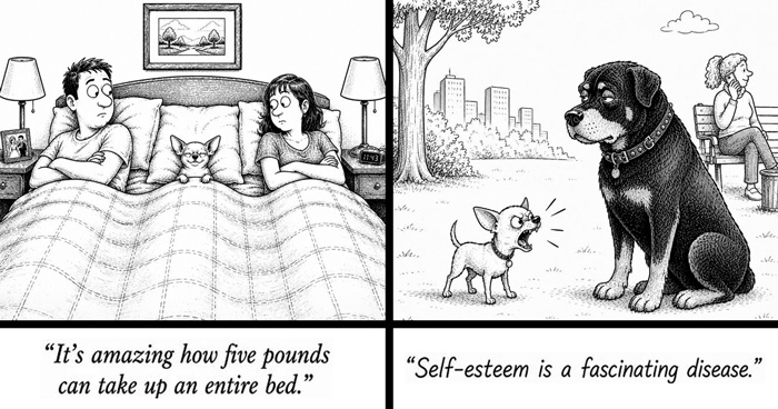 I Imagined What Everyday Life Looks Like Through A Dog’s Eyes, And Turned It Into 22 Comics