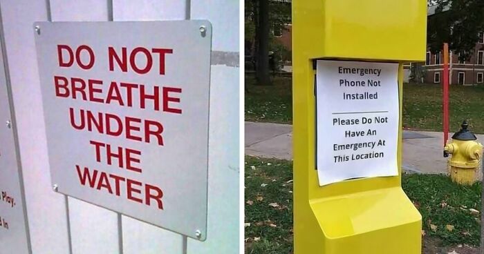 77 Signs That Hilariously Failed At The One Thing They Were Supposed To Do