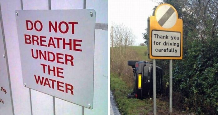 77 Signs That Hilariously Failed At The One Thing They Were Supposed To Do