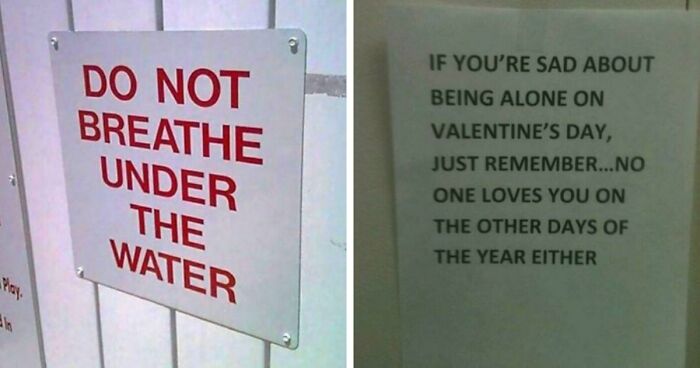77 Signs That Hilariously Failed At The One Thing They Were Supposed To Do