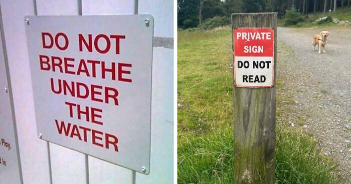 77 Signs That Hilariously Failed At The One Thing They Were Supposed To Do
