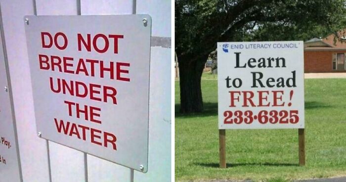 77 Signs That Hilariously Failed At The One Thing They Were Supposed To Do