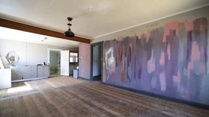 A Fine Example Of What Happens When You Decide To Paint Your House While Listening To Rave Music