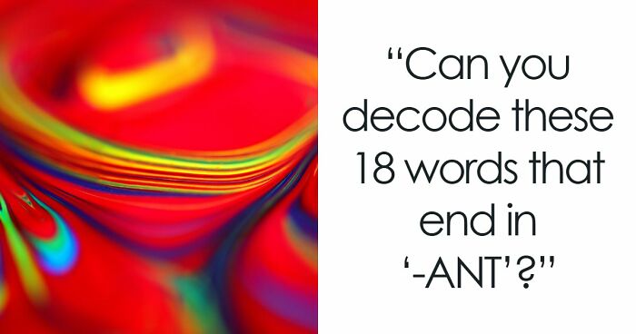 Prove Your Language IQ By Naming 18 Words From Everyday Life That All End In ‘-ANT’