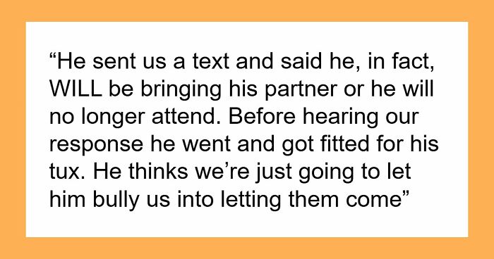 Groomsman Decides To Boycott His Best Friend’s Wedding, Mad His Toxic GF Didn’t Get An Invite