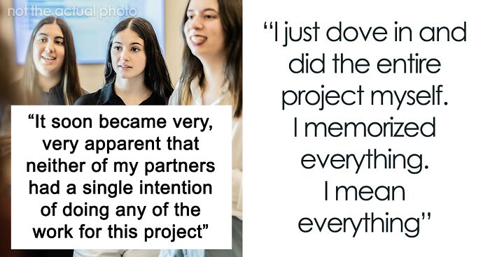 Person Has To Deal With Lazy People During Group Project, Finds The Perfect Way To Make Them Fail
