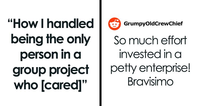 Person Has To Deal With Lazy People During Group Project, Finds The Perfect Way To Make Them Fail