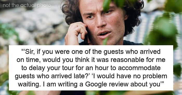 Entitled Tourists Decide To Make Everyone Wait For Them, Shocked When Tour Guide Starts Anyway