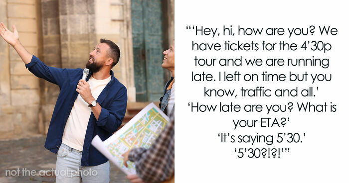 Entitled Tourists Decide To Make Everyone Wait For Them, Shocked When Tour Guide Starts Anyway