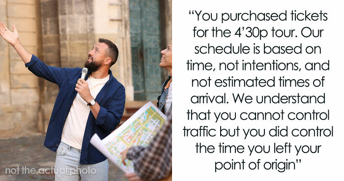 Entitled Tourists Decide To Make Everyone Wait For Them, Shocked When Tour Guide Starts Anyway