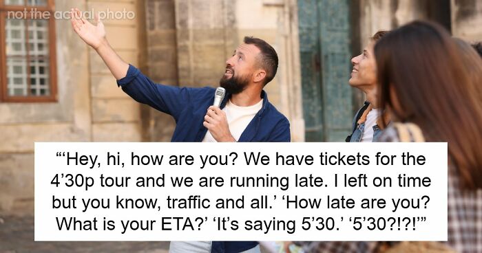 Entitled Tourists Decide To Make Everyone Wait For Them, Shocked When Tour Guide Starts Anyway