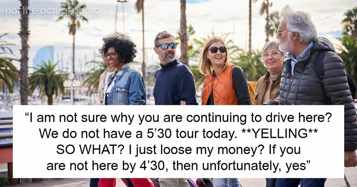 Entitled Tourists Decide To Make Everyone Wait For Them, Shocked When Tour Guide Starts Anyway