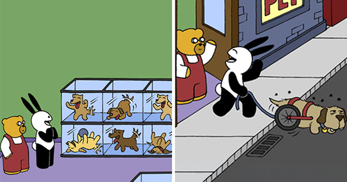 34 New ‘Buni’ Comics By Ryan Pagelow Full Of Dark Humor And Unexpected Twists