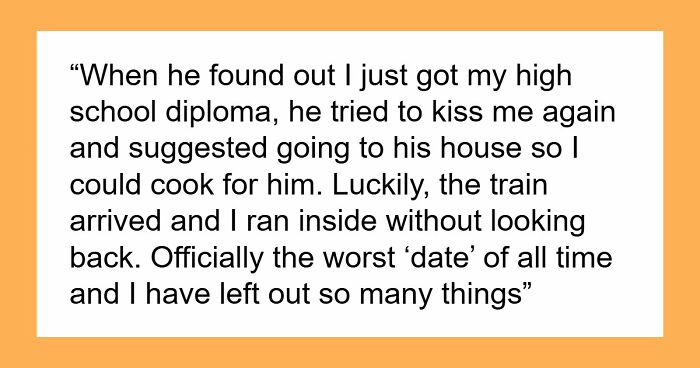 20YO Dude Turns First Date Into The Creepiest Experience For 18YO, She Can’t Wait For It To End