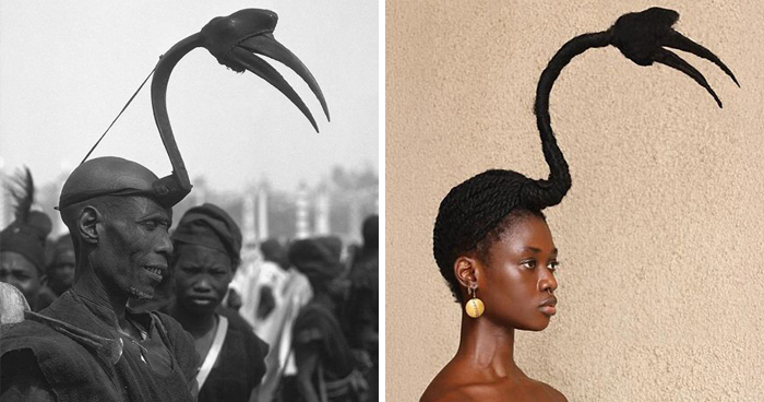 This Artist Transforms Her Hair Into Stunning Sculptures Inspired By Pre-Colonial African Hairstyles (36 New Pics)