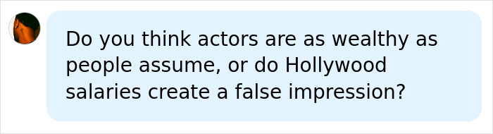 A screenshot asking if Hollywood stars are wealthy or if Hollywood salaries create a false impression in a custody battle.