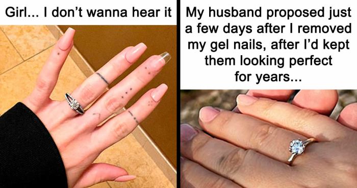 Woman Gets Engaged While Having Hot Dog Nails, Others Share Their Manicures To Make Her Feel Less Alone