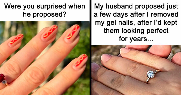 Woman Gets Engaged While Having Hot Dog Nails, Others Share Their Manicures To Make Her Feel Less Alone