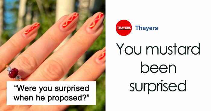 Woman Gets Engaged While Having Hot Dog Nails, Others Share Their Manicures To Make Her Feel Less Alone