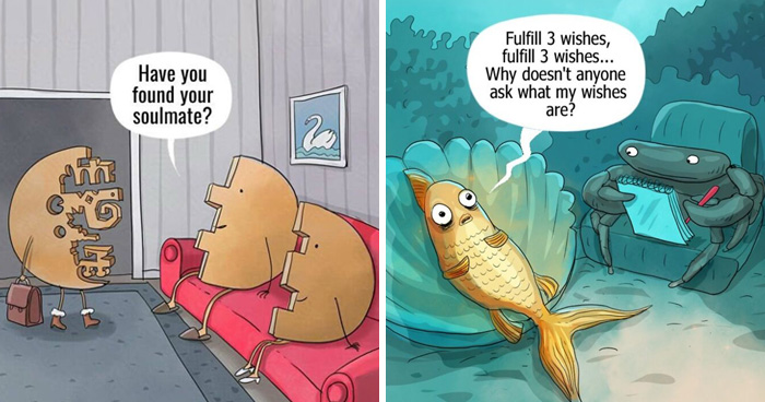 50 Comics And Illustrations By Herta Burbė That Might Brighten Up Your Day (New Pics)